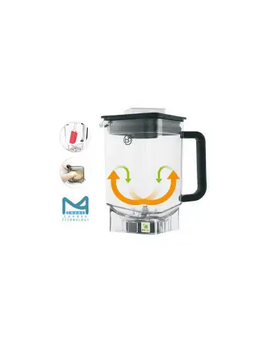 BIANCO Gusto Pro in schwarz mit cube+ (Nassbehälter)