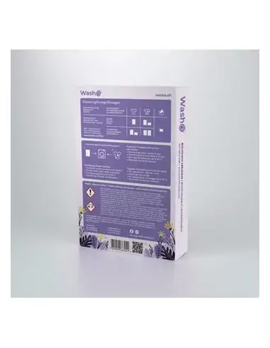 WASHO Box - 60 nachhaltige Waschstreifen mit FLAVENDEL Duft