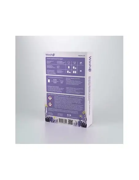 WASHO Box - 60 nachhaltige Waschstreifen mit FLAVENDEL Duft