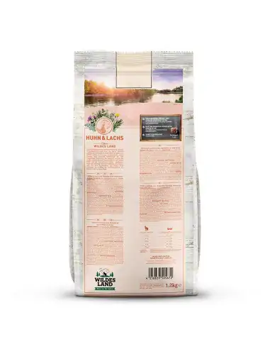 Huhn & Lachs 1.2 kg mit Gemüse und Wildkräutern