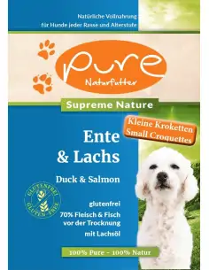 PURE Supreme Ente & Lachs FÜR KLEINE HUNDERASSEN - glutenfrei 5kg 2