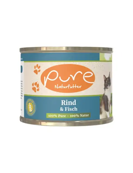 Katzenmenü PUR Rind & Fisch 195g
