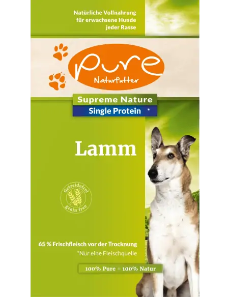 PURE Supreme Nature Dog Single-Protein getreidefrei Lamm 1.5 kg