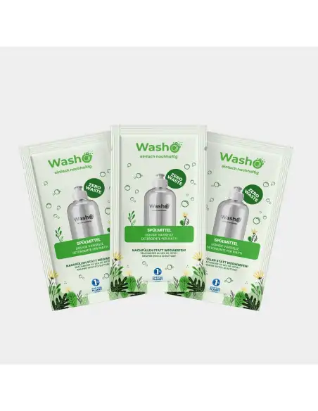 Washo Spülmittel Set mit Bürste Washo Spülmittel Set mit Bürste