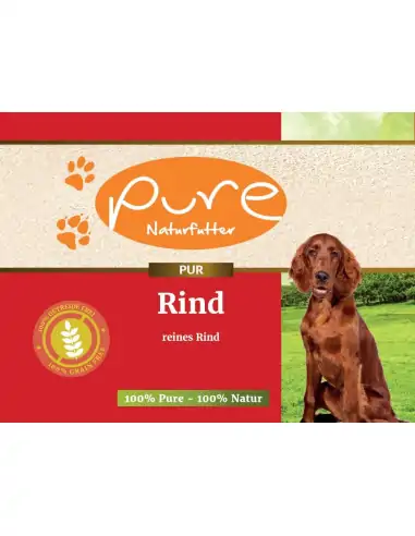 Hundemenü PUR-Fleischdose Rind 400 gr.