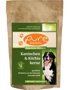 PURE Kaninchen & Kürbiskerne - single Protein & getreidefrei