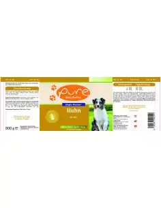 Hundemenü Huhn & Reis 800 gr. 2