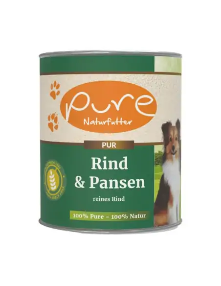 Hundemenü Rind mit Pansen 800 gr.