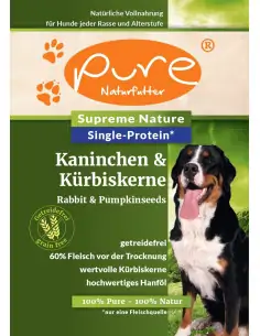 PURE Kaninchen & Kürbiskerne - single Protein & getreidefrei 2