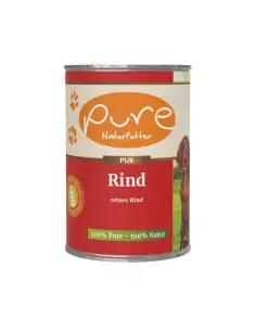 Hundemenü PUR-Fleischdose Rind 400 gr.
