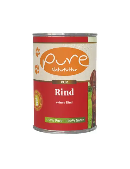 Hundemenü PUR-Fleischdose Rind 400 gr. Hundemenü PUR-Fleischdose Rind 400 gr.
