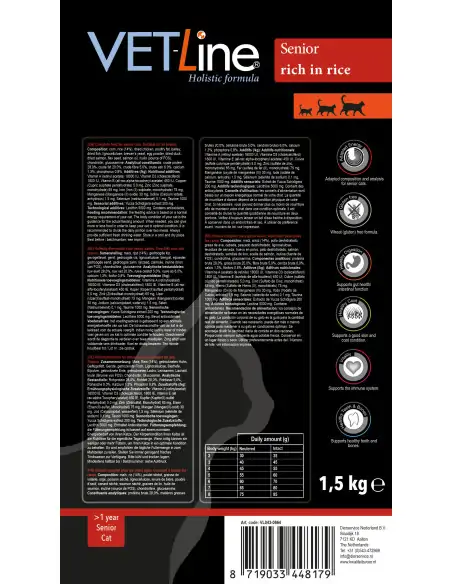VET-Line Cat Senior Geflügel & Fisch 1.5 kg
