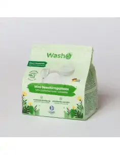 WASHO 75 Mini Geschirrspültabs - mit ECO-Cert Rezeptur und ohne Plastikfolie