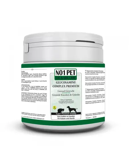 NO1PET Glucosamine Complex Premium – Gelenk-Komplex für Hunde & Katzen (150 g)
