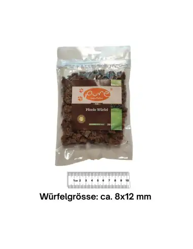 Pure Pferde Würfel mini Hundesnack
