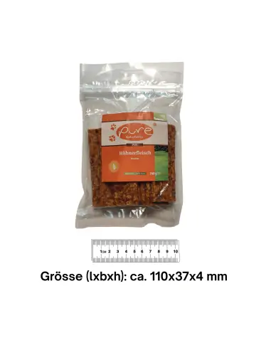 Pure Hühnerfleisch Streifen Hundesnack