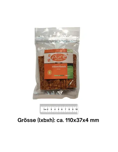Pure Hühnerfleisch Streifen Hundesnack