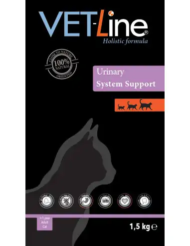 VET-Line Adult Cat Urinary – weizenfreies Katzenfutter 1.5 kg