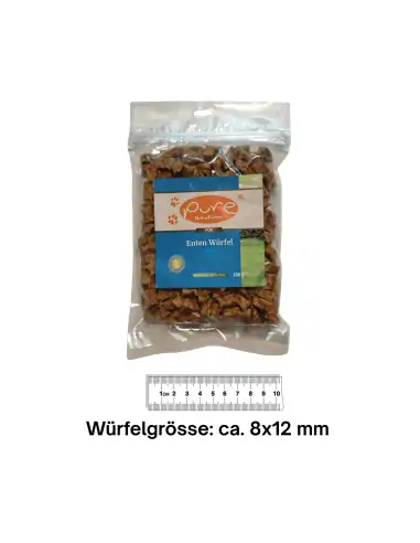 Pure Enten Würfel mini Hundeleckerlis