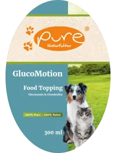 PURE GlucoMotion Food Topping 300 ml Flasche für Hunde und Katzen 2
