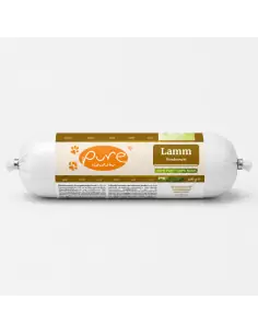 PURE Hundewurst Lamm 400 g als Alleinfuttermittel für ausgewachsene Hunde